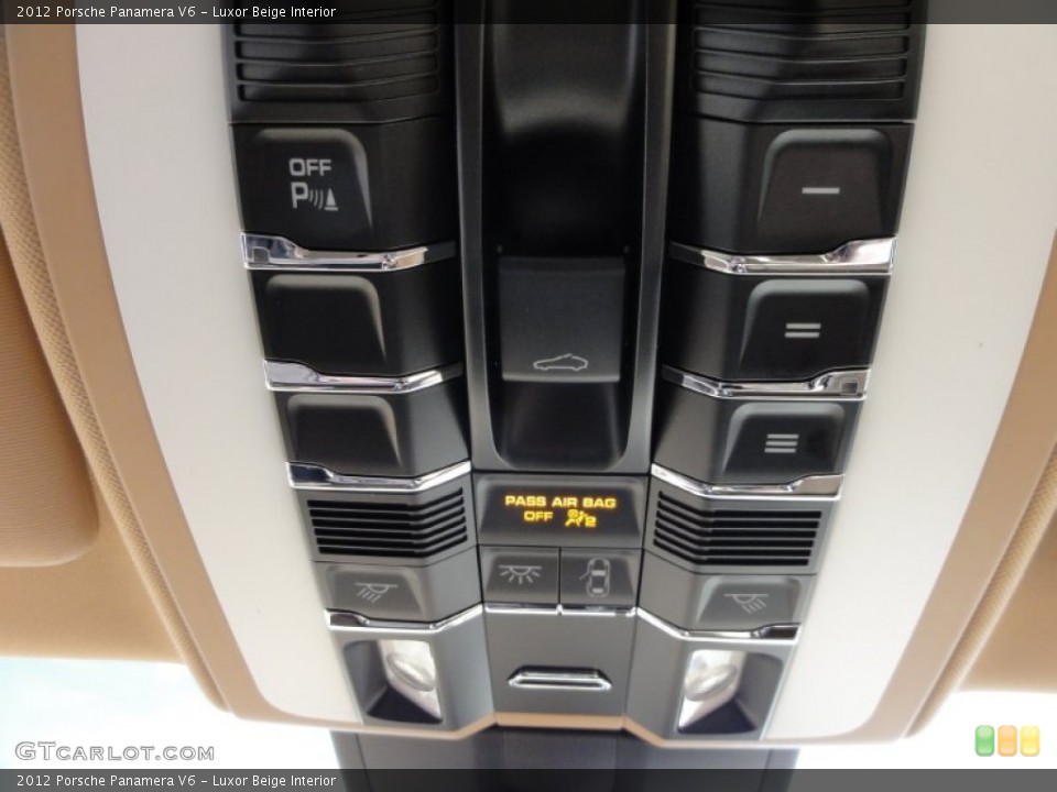Luxor Beige Interior Controls for the 2012 Porsche Panamera V6 #60358278