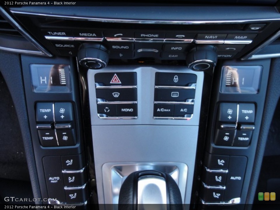 Black Interior Controls for the 2012 Porsche Panamera 4 #60359919