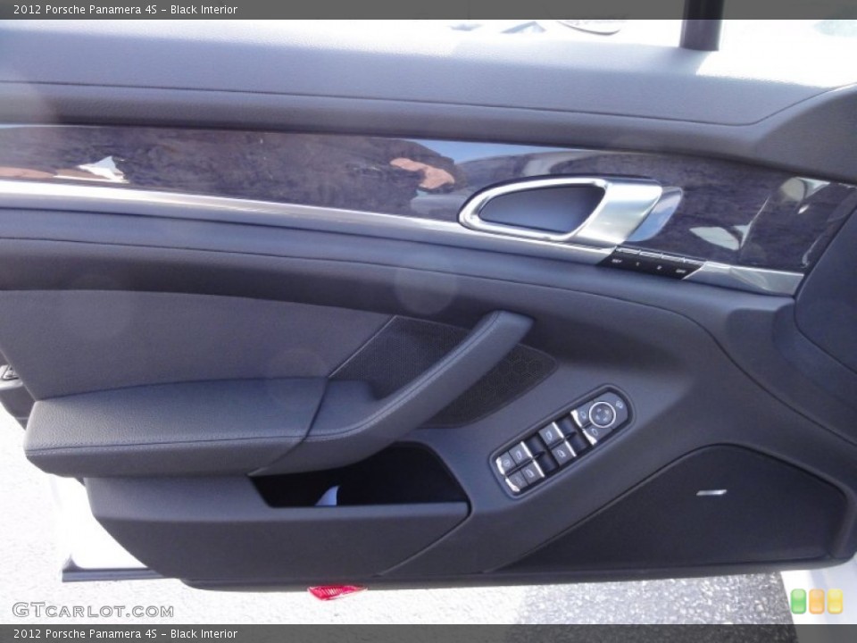 Black Interior Door Panel for the 2012 Porsche Panamera 4S #60360060