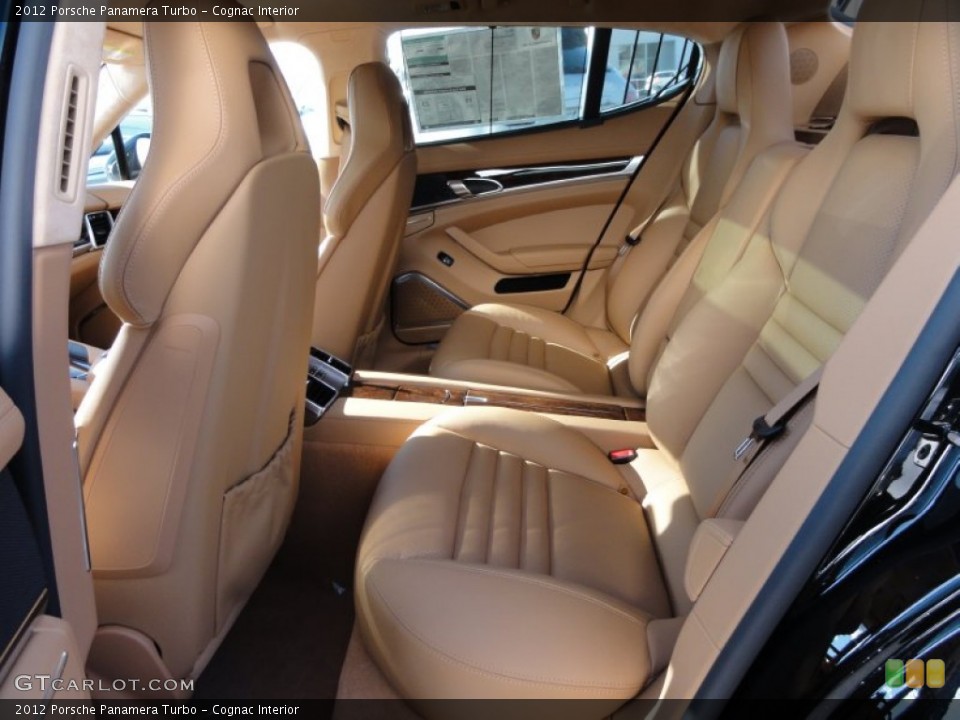 Cognac Interior Rear Seat for the 2012 Porsche Panamera Turbo #60360930