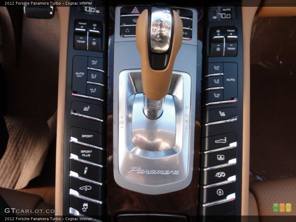 Cognac Interior Controls for the 2012 Porsche Panamera Turbo #60361056