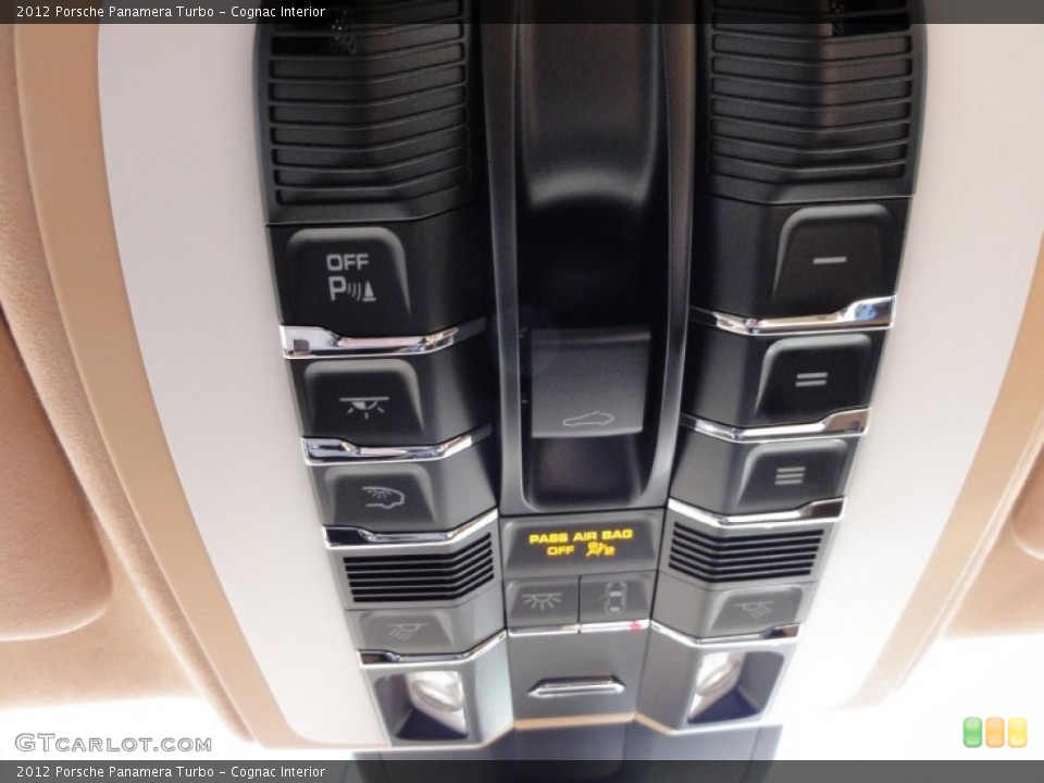 Cognac Interior Controls for the 2012 Porsche Panamera Turbo #60361065