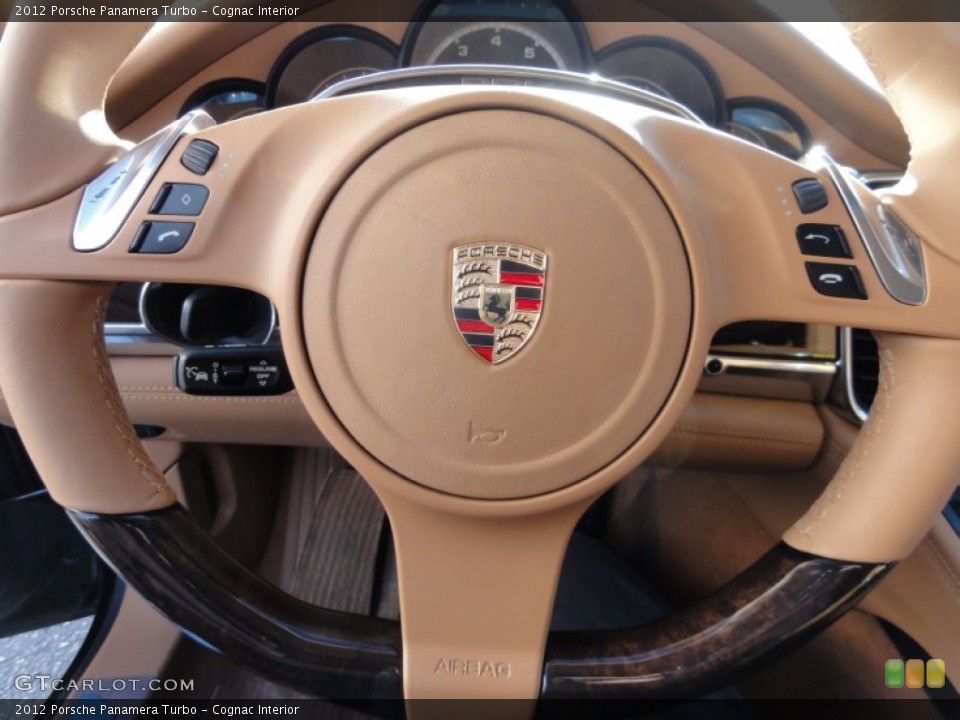 Cognac Interior Steering Wheel for the 2012 Porsche Panamera Turbo #60361083