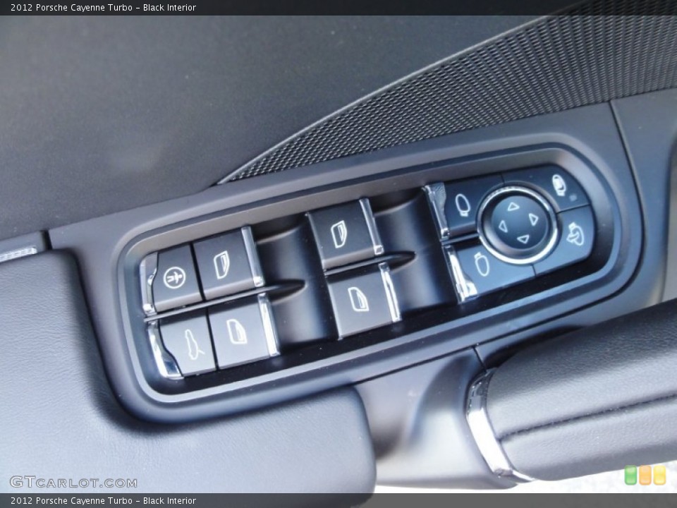 Black Interior Controls for the 2012 Porsche Cayenne Turbo #60361205