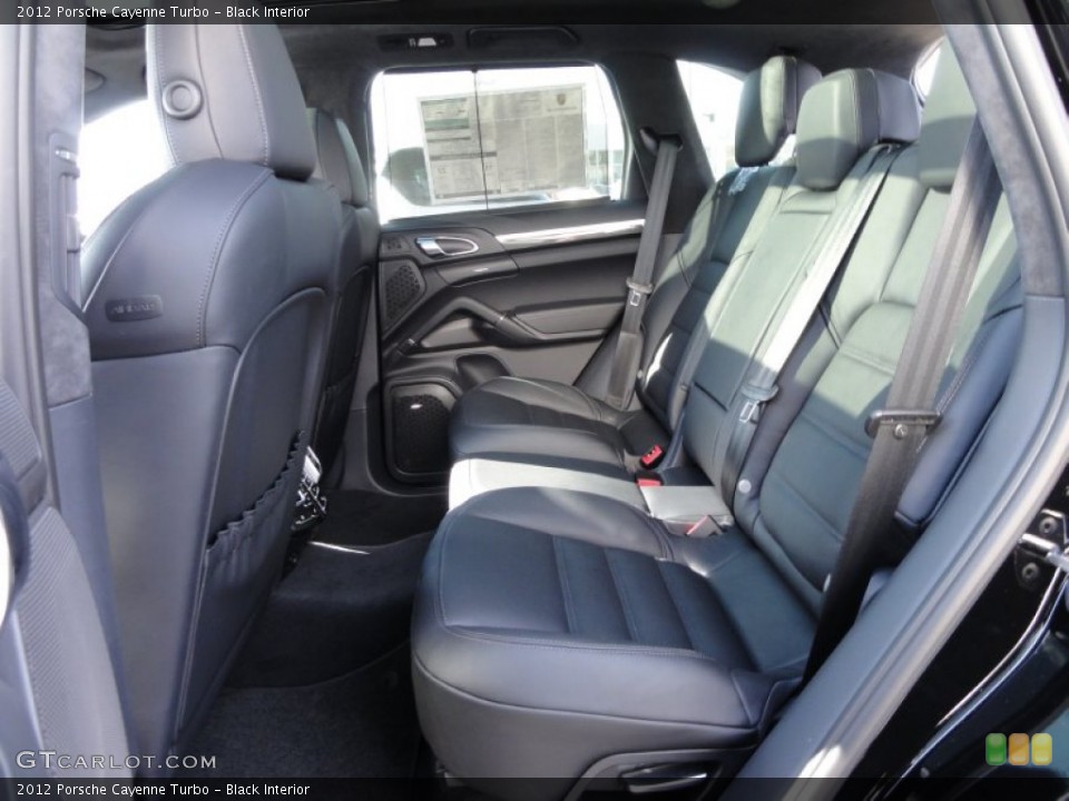 Black Interior Rear Seat for the 2012 Porsche Cayenne Turbo #60361332