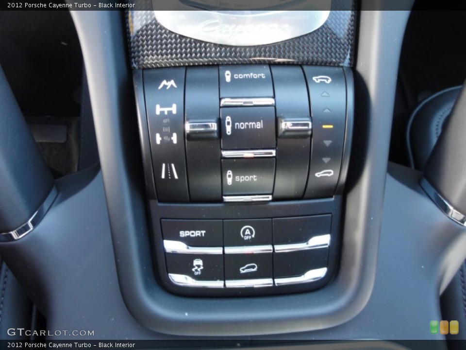 Black Interior Controls for the 2012 Porsche Cayenne Turbo #60361443