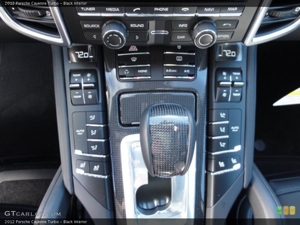 Black Interior Controls for the 2012 Porsche Cayenne Turbo #60361455