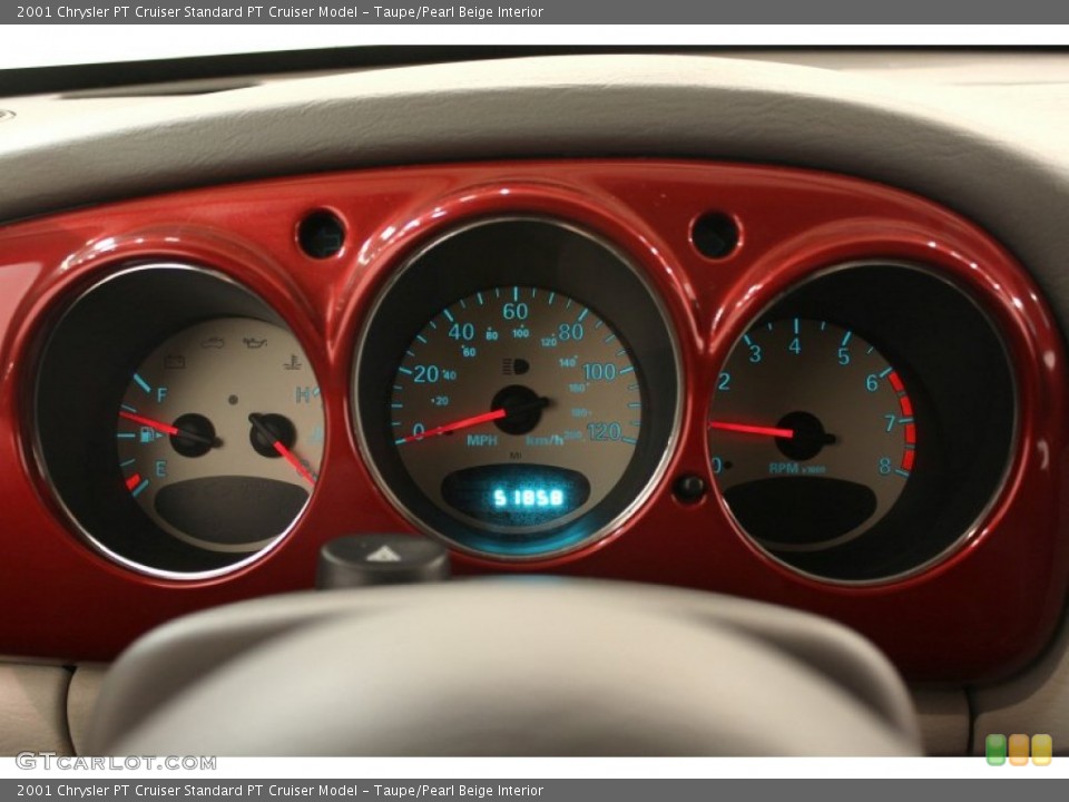 Taupe/Pearl Beige Interior Gauges for the 2001 Chrysler PT Cruiser  #60362055
