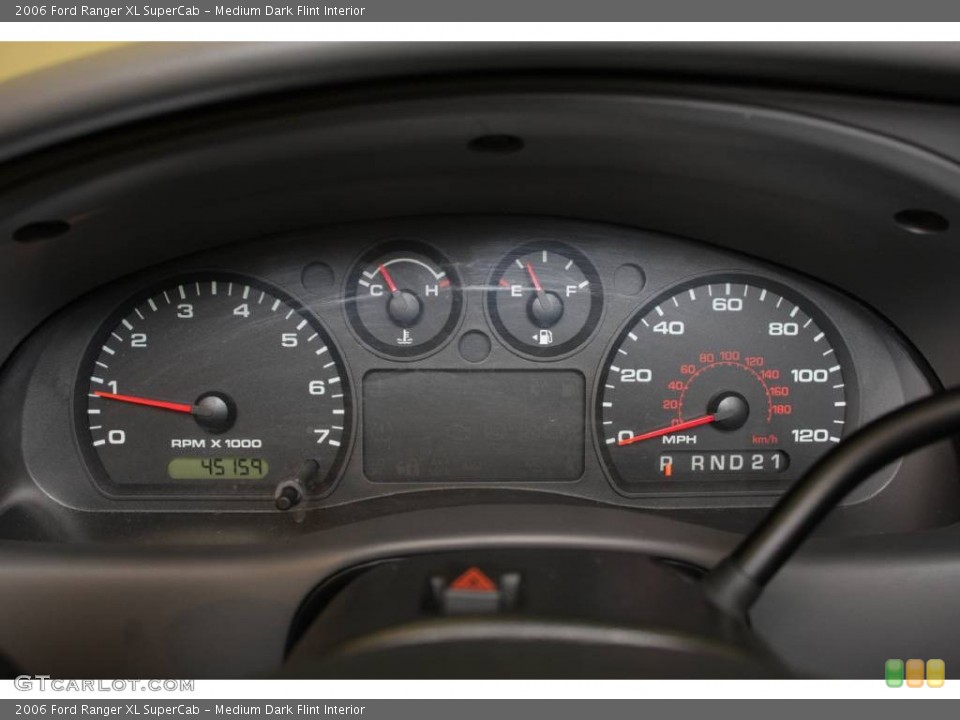 Medium Dark Flint Interior Gauges for the 2006 Ford Ranger XL SuperCab #60362250