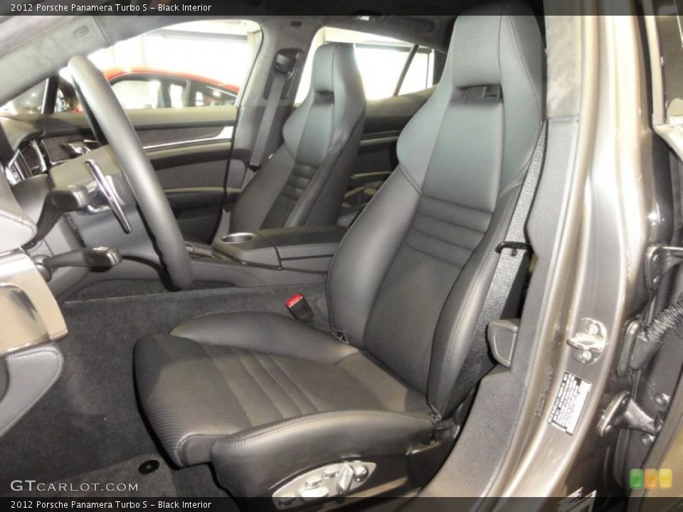 Black Interior Front Seat for the 2012 Porsche Panamera Turbo S #60362511