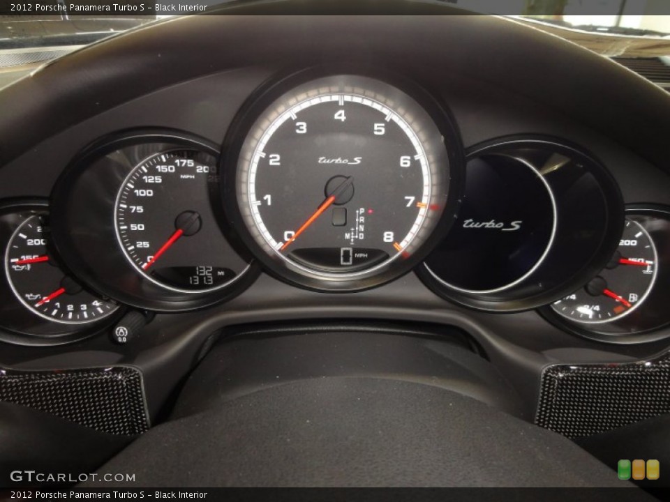 Black Interior Gauges for the 2012 Porsche Panamera Turbo S #60362748