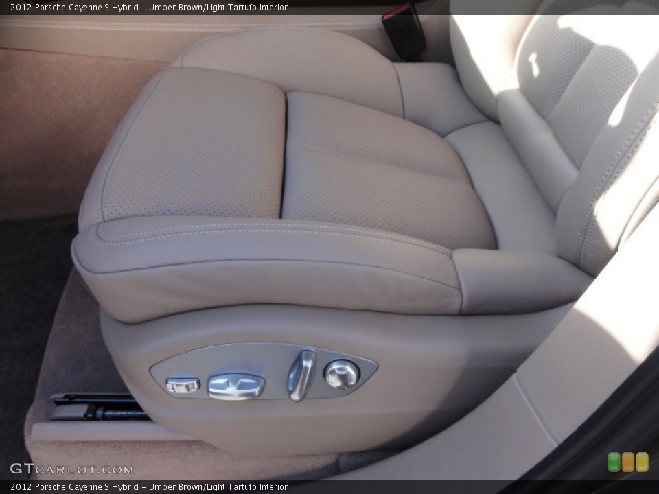 Umber Brown/Light Tartufo Interior Front Seat for the 2012 Porsche Cayenne S Hybrid #60362904