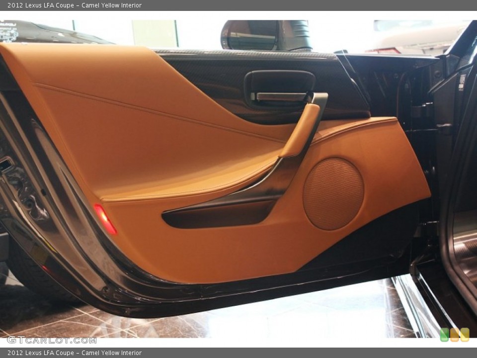 Camel Yellow Interior Door Panel for the 2012 Lexus LFA Coupe #60362910
