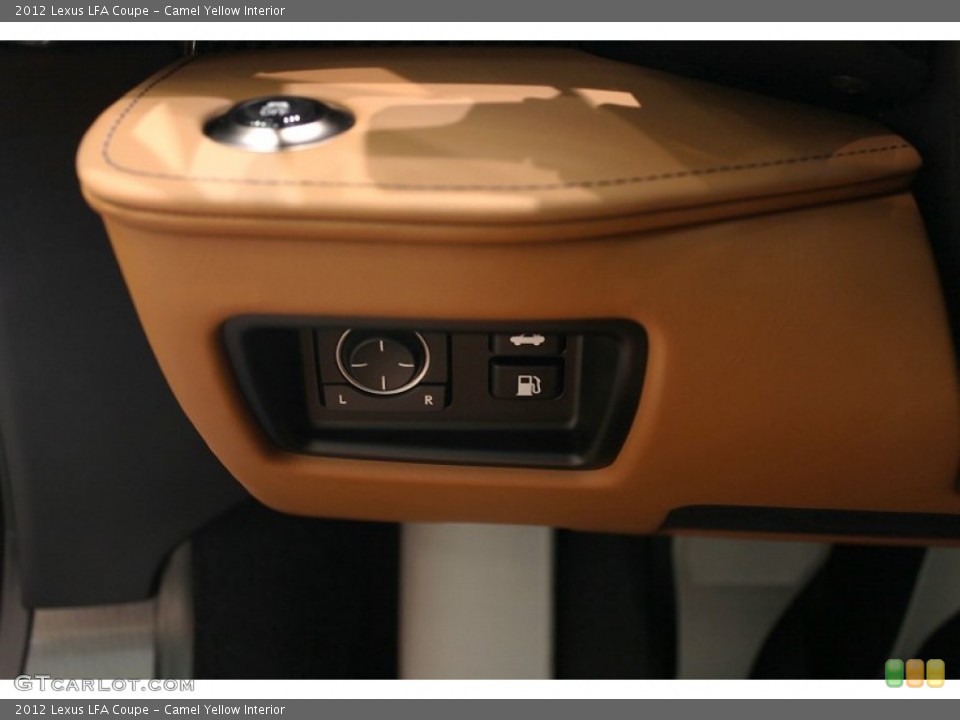 Camel Yellow Interior Controls for the 2012 Lexus LFA Coupe #60362928
