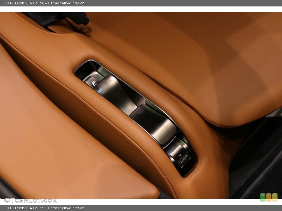 Camel Yellow Interior Controls for the 2012 Lexus LFA Coupe #60362937