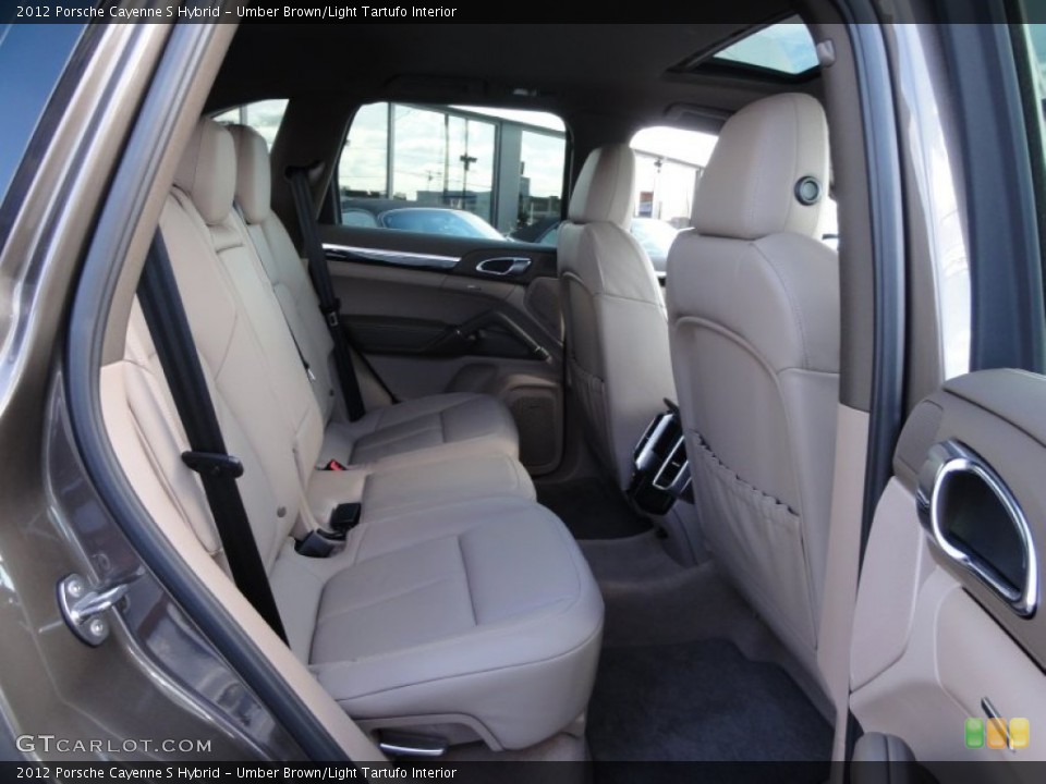 Umber Brown/Light Tartufo Interior Rear Seat for the 2012 Porsche Cayenne S Hybrid #60362967