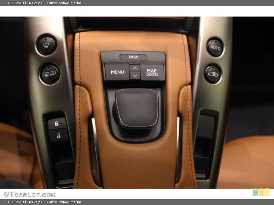 Camel Yellow Interior Controls For The 2012 Lexus Lfa Coupe
