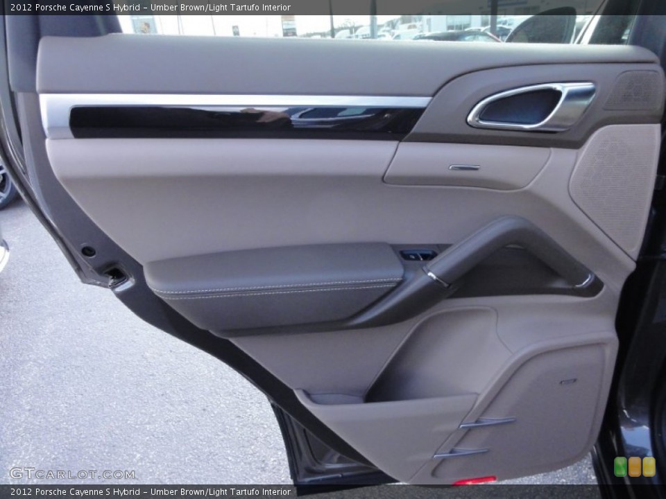 Umber Brown/Light Tartufo Interior Door Panel for the 2012 Porsche Cayenne S Hybrid #60362988