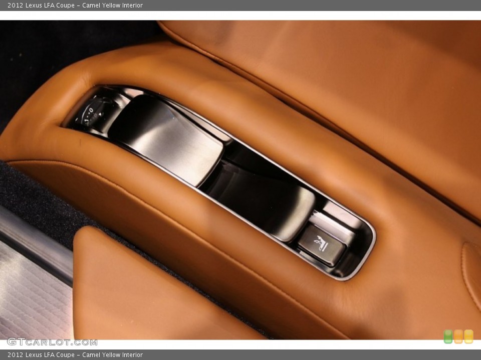 Camel Yellow Interior Controls for the 2012 Lexus LFA Coupe #60362994