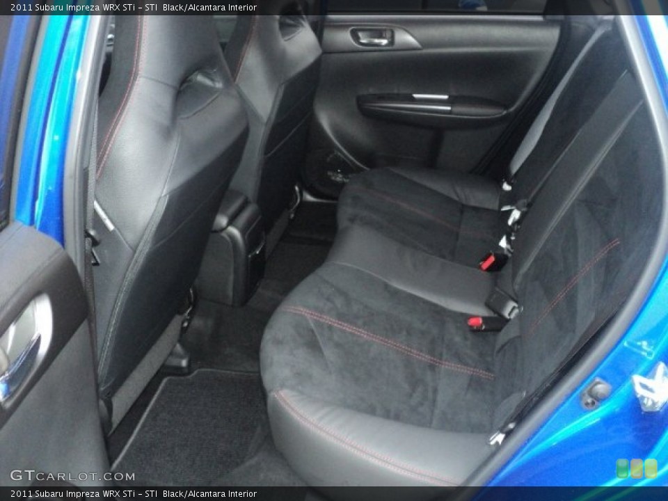 STI  Black/Alcantara Interior Rear Seat for the 2011 Subaru Impreza WRX STi #60363463