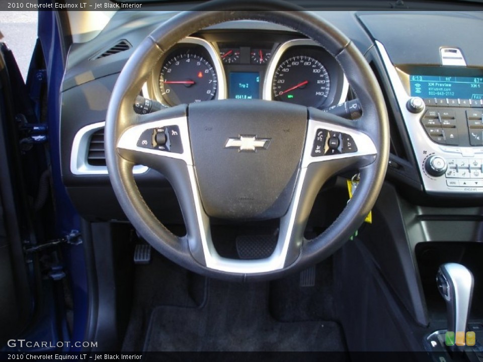 Jet Black Interior Steering Wheel for the 2010 Chevrolet Equinox LT #60365646