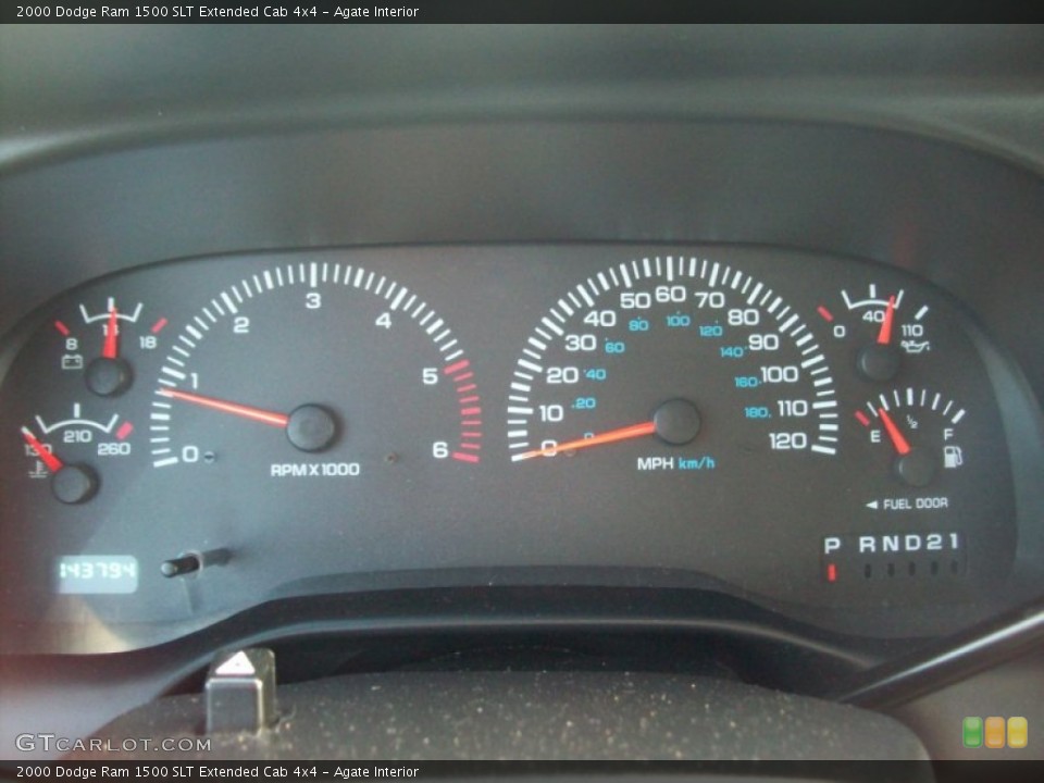 Agate Interior Gauges for the 2000 Dodge Ram 1500 SLT Extended Cab 4x4 #60366966
