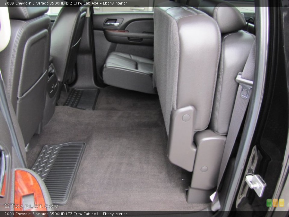 Ebony Interior Photo for the 2009 Chevrolet Silverado 3500HD LTZ Crew Cab 4x4 #60368304