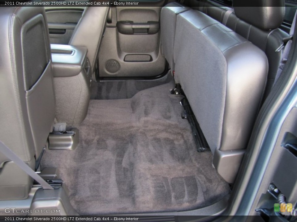 Ebony Interior Photo for the 2011 Chevrolet Silverado 2500HD LTZ Extended Cab 4x4 #60369132
