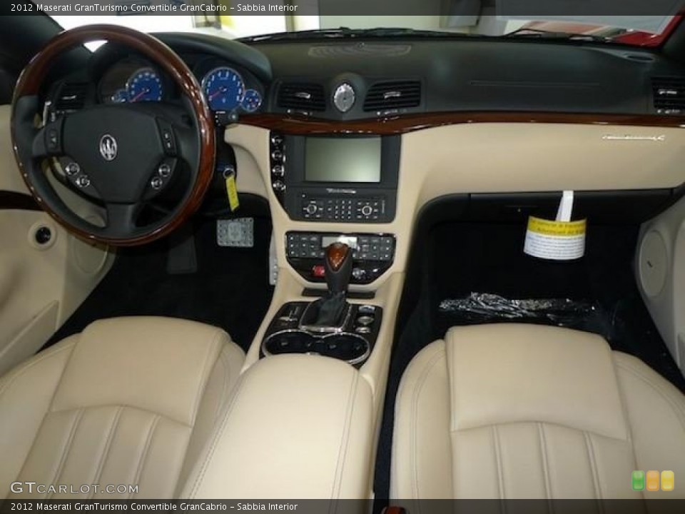 Sabbia Interior Dashboard for the 2012 Maserati GranTurismo Convertible GranCabrio #60375270