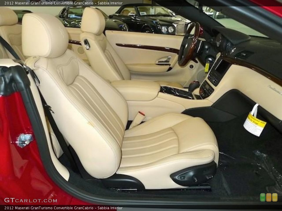 Sabbia Interior Front Seat for the 2012 Maserati GranTurismo Convertible GranCabrio #60375345