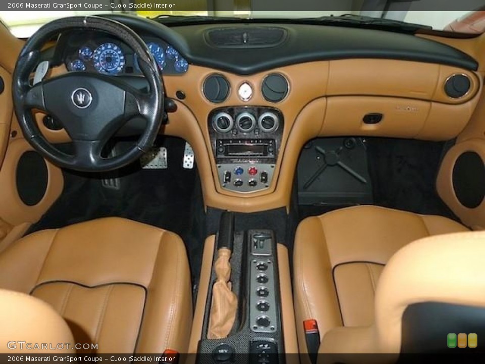 Cuoio (Saddle) Interior Dashboard for the 2006 Maserati GranSport Coupe #60375516
