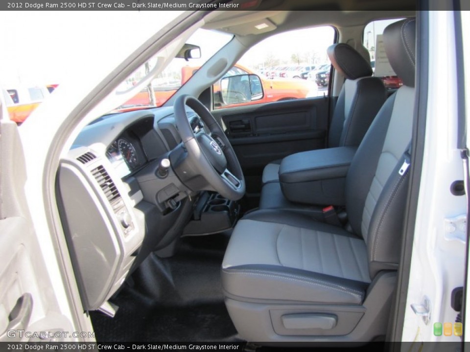Dark Slate/Medium Graystone Interior Photo for the 2012 Dodge Ram 2500 HD ST Crew Cab #60375528