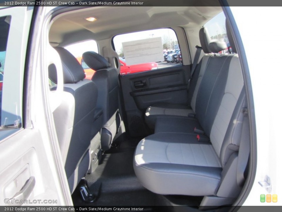 Dark Slate/Medium Graystone Interior Photo for the 2012 Dodge Ram 2500 HD ST Crew Cab #60375534