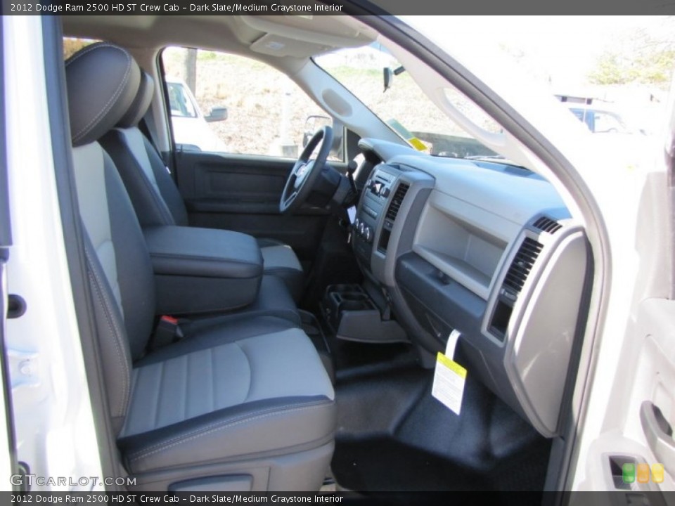 Dark Slate/Medium Graystone Interior Photo for the 2012 Dodge Ram 2500 HD ST Crew Cab #60375540