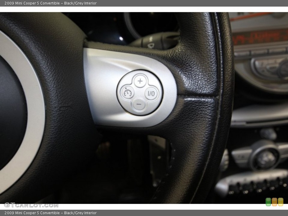 Black/Grey Interior Controls for the 2009 Mini Cooper S Convertible #60376335
