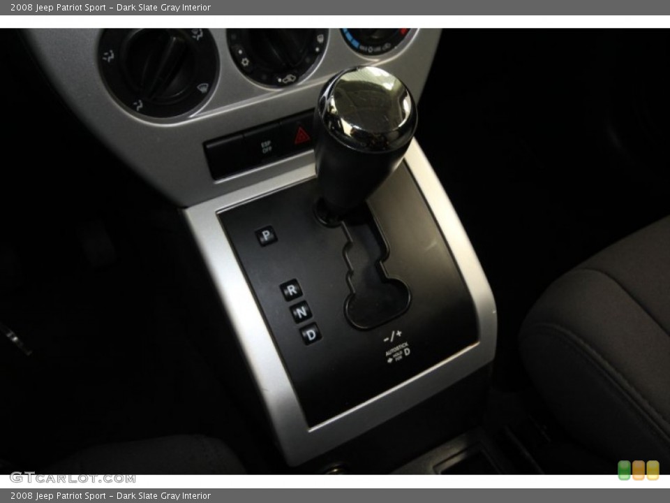 Dark Slate Gray Interior Transmission for the 2008 Jeep Patriot Sport #60376671