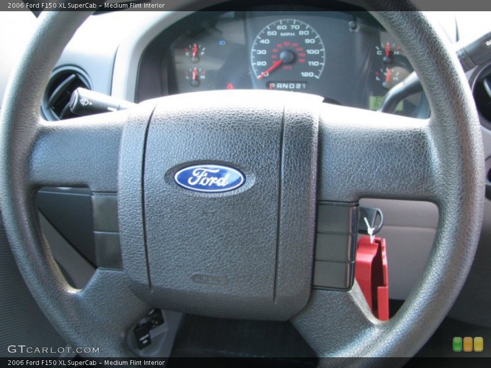 Medium Flint Interior Steering Wheel for the 2006 Ford F150 XL SuperCab #60380203