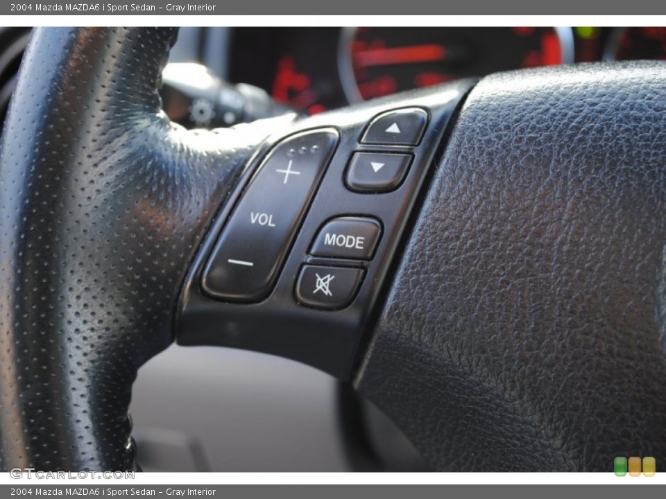 Gray Interior Controls for the 2004 Mazda MAZDA6 i Sport Sedan #60381865