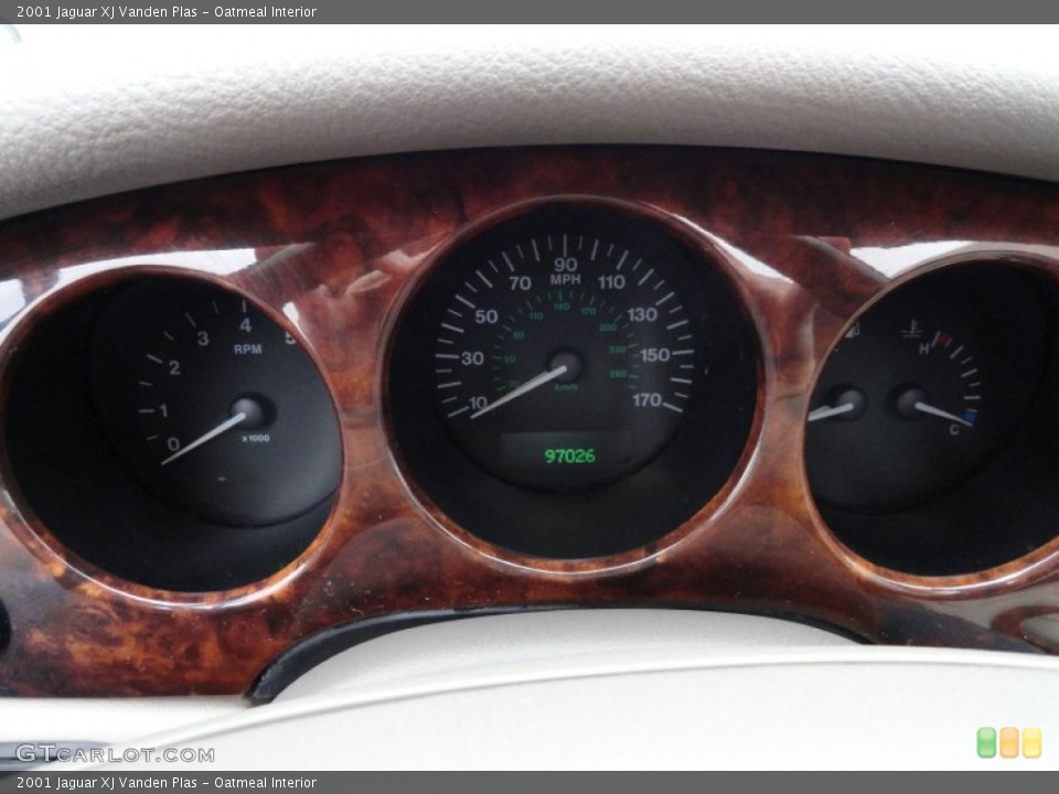 Oatmeal Interior Gauges for the 2001 Jaguar XJ Vanden Plas #60381975