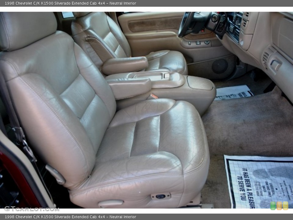 Neutral Interior Front Seat for the 1998 Chevrolet C/K K1500 Silverado Extended Cab 4x4 #60382102