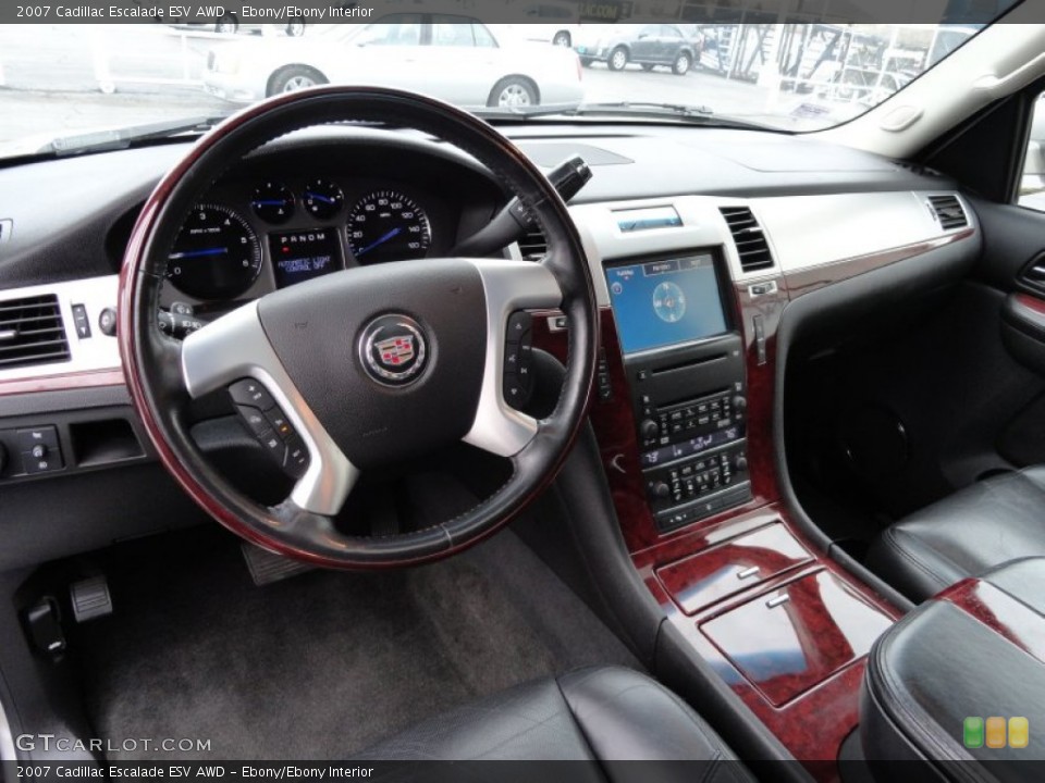 Ebony/Ebony Interior Dashboard for the 2007 Cadillac Escalade ESV AWD #60382116
