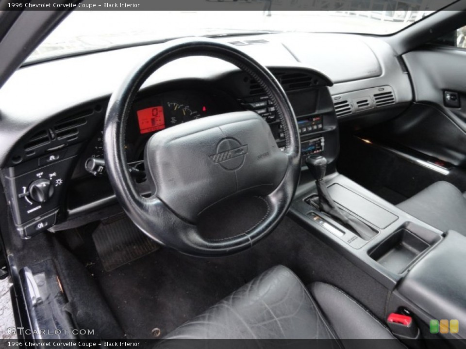 Black Interior Dashboard for the 1996 Chevrolet Corvette Coupe #60382477