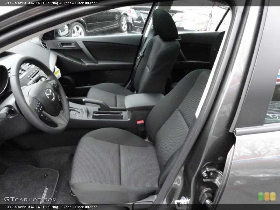 Black Interior Photo for the 2012 Mazda MAZDA3 i Touring 4 Door #60385993