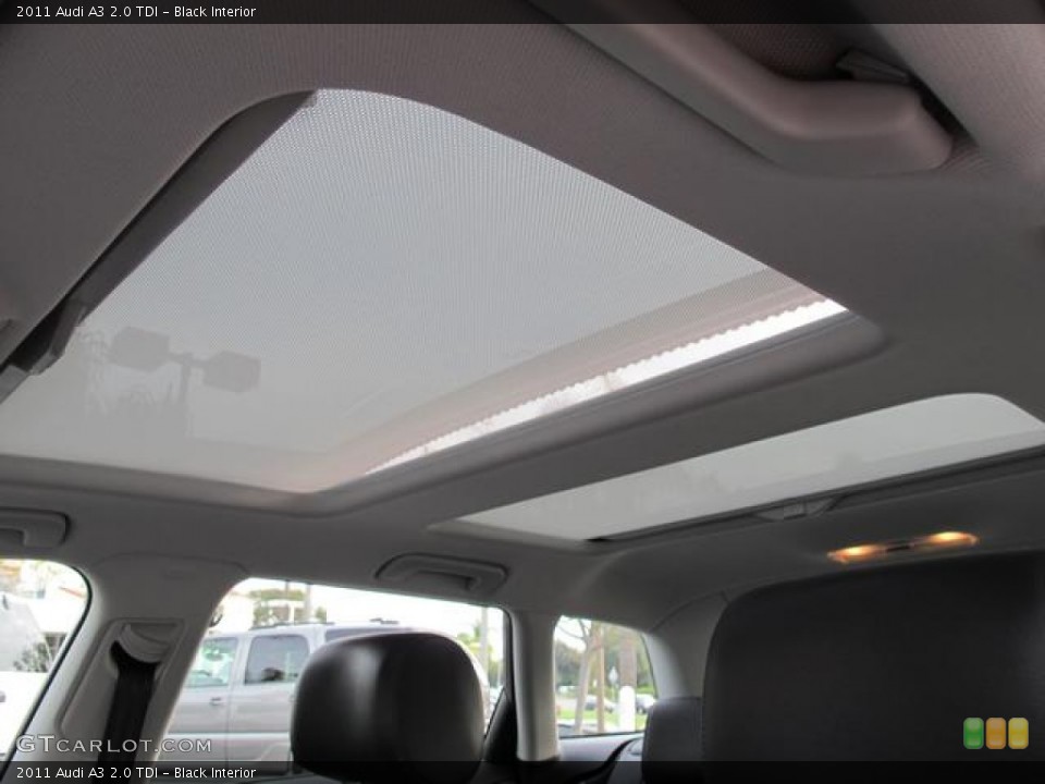 Black Interior Sunroof for the 2011 Audi A3 2.0 TDI #60386287