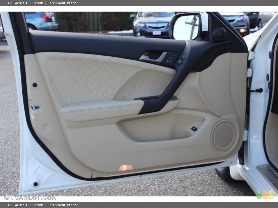 Parchment Interior Door Panel for the 2010 Acura TSX Sedan #60387935