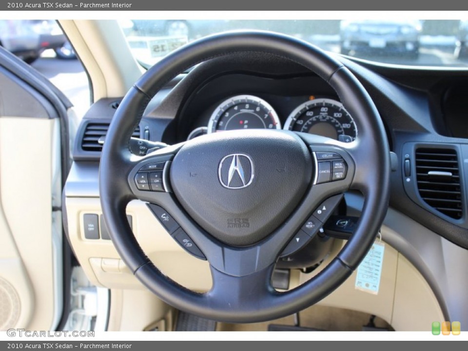Parchment Interior Steering Wheel for the 2010 Acura TSX Sedan #60387979