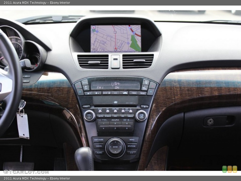 Ebony Interior Navigation for the 2011 Acura MDX Technology #60388312