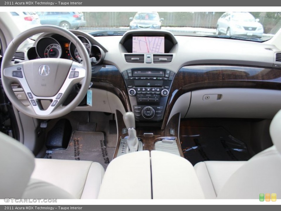 Taupe Interior Dashboard for the 2011 Acura MDX Technology #60388521