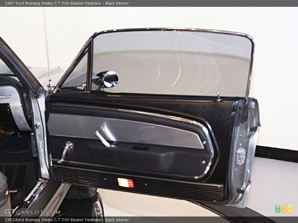 Black Interior Door Panel for the 1967 Ford Mustang Shelby G.T.500 Eleanor Fastback #60388914