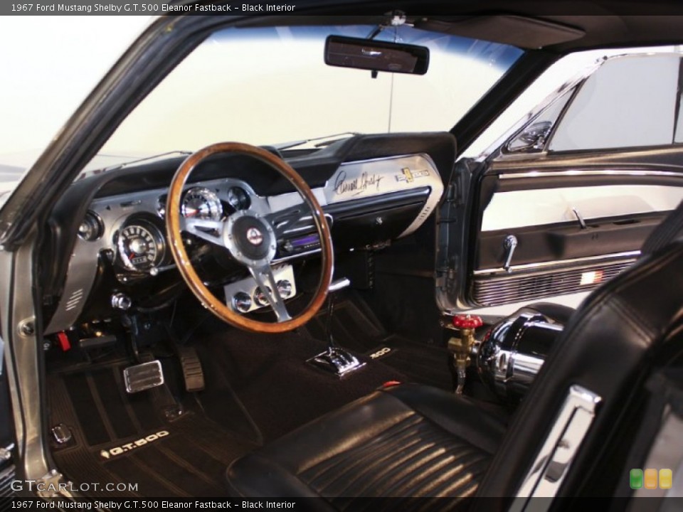 Black 1967 Ford Mustang Interiors